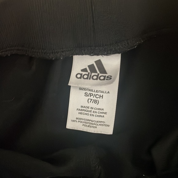 Adidas Track Pants Joggers AK4547 & Bomber Jacket Set Used Boys Girls Unisex - Picture 3 of 7